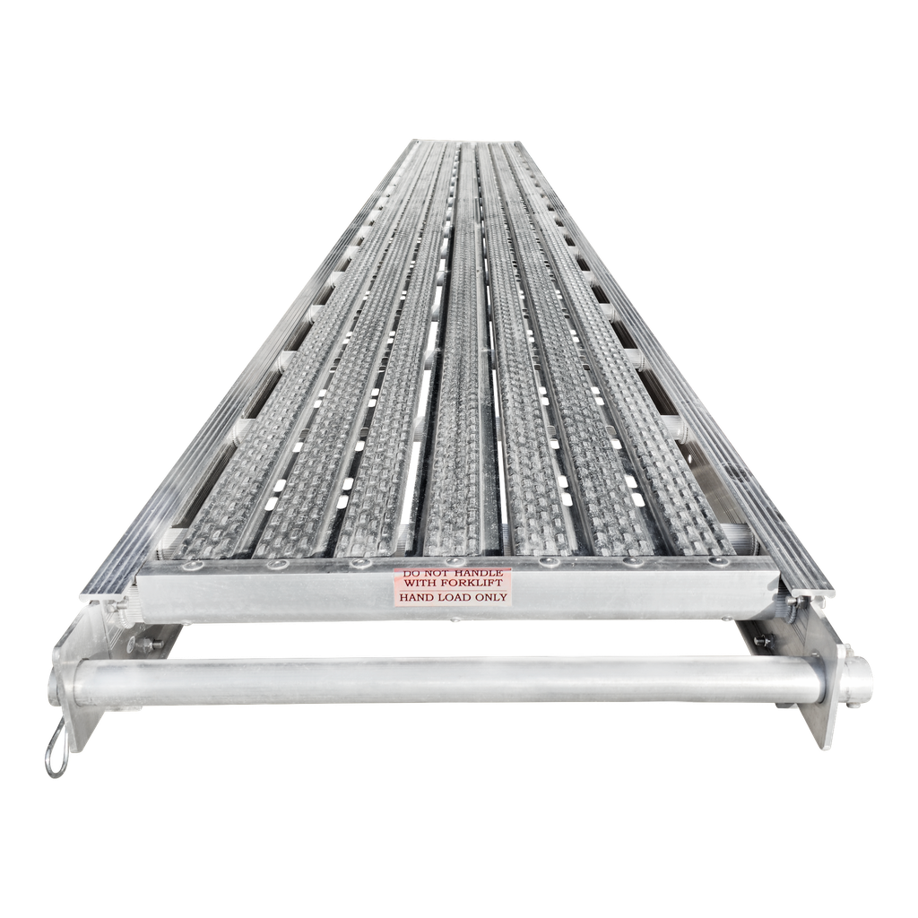 Aluminum scaffolding plank 24''